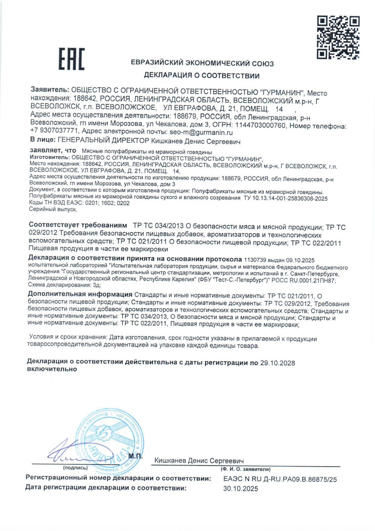 Описание баннера